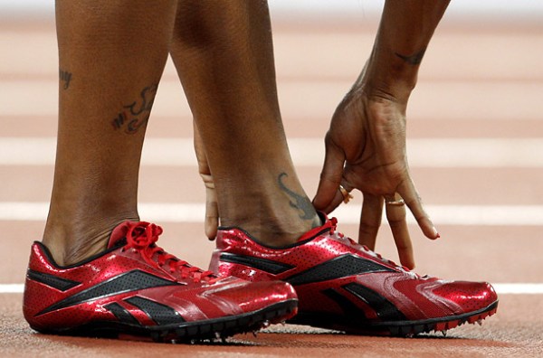 banned olympic shoes