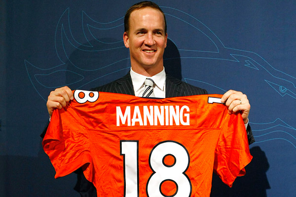 Peyton Manning Will Wear No. 18 In 