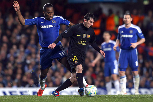 Barcelona S Messi Vs Chelsea S Drogba In The Champion S League Time 100 S Class Of 10 Puts One Over This Year S Star Time Com