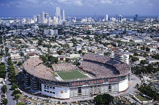 Miami Orange Bowl, 1968, 1969, 1971, 1976, 1979