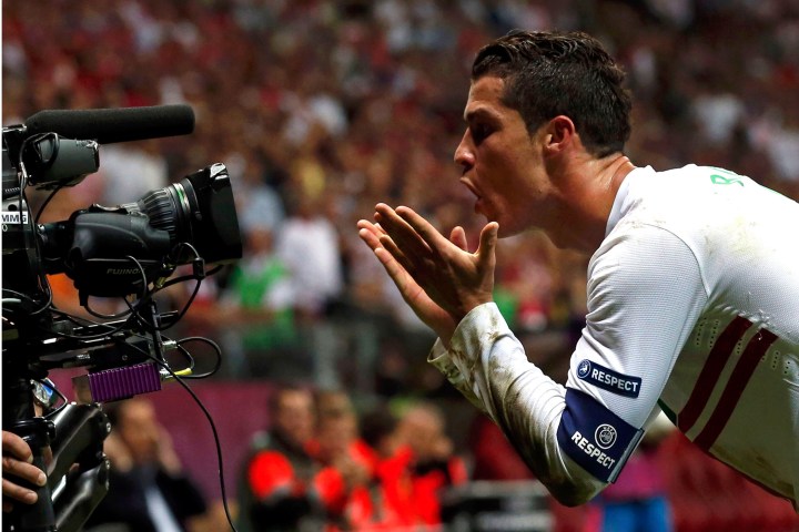 What does Cristiano Ronaldo say to the camera?, Video