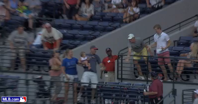 Dad Catches Foul Ball While Holding Baby | TIME.com