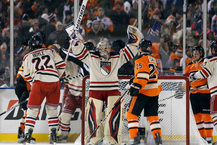 2012 NHL Winter Classic - Flyers Vs. Rangers