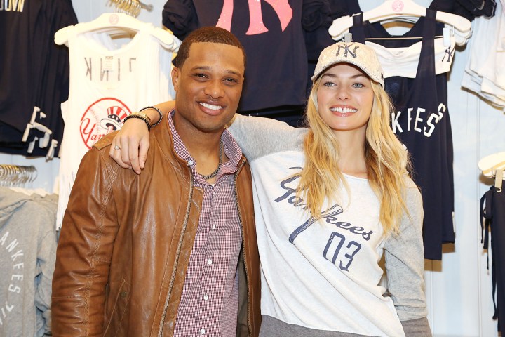 Jessica Hart: Yankees Opening Day & Pink MLB Collection