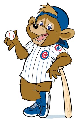 Clark, the new Chicago Cubs mascot