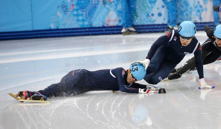 APTOPIX Sochi Olympics Short Track Speedskating